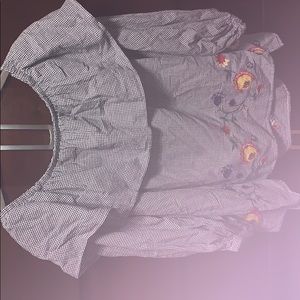 Zara off the shoulder women’s shirt